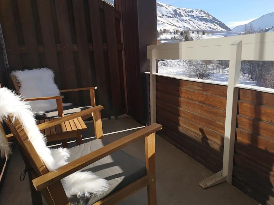 Au Pied Des Pistes Avec Parking Entierement Renove Apartment Huez Ngoại thất bức ảnh